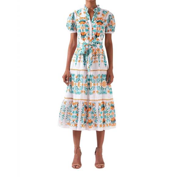 CELINA MOON Dresses & Skirts - NEW CELINA MOON pippa midi dress in fern noura